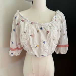 Coachella-style crop top